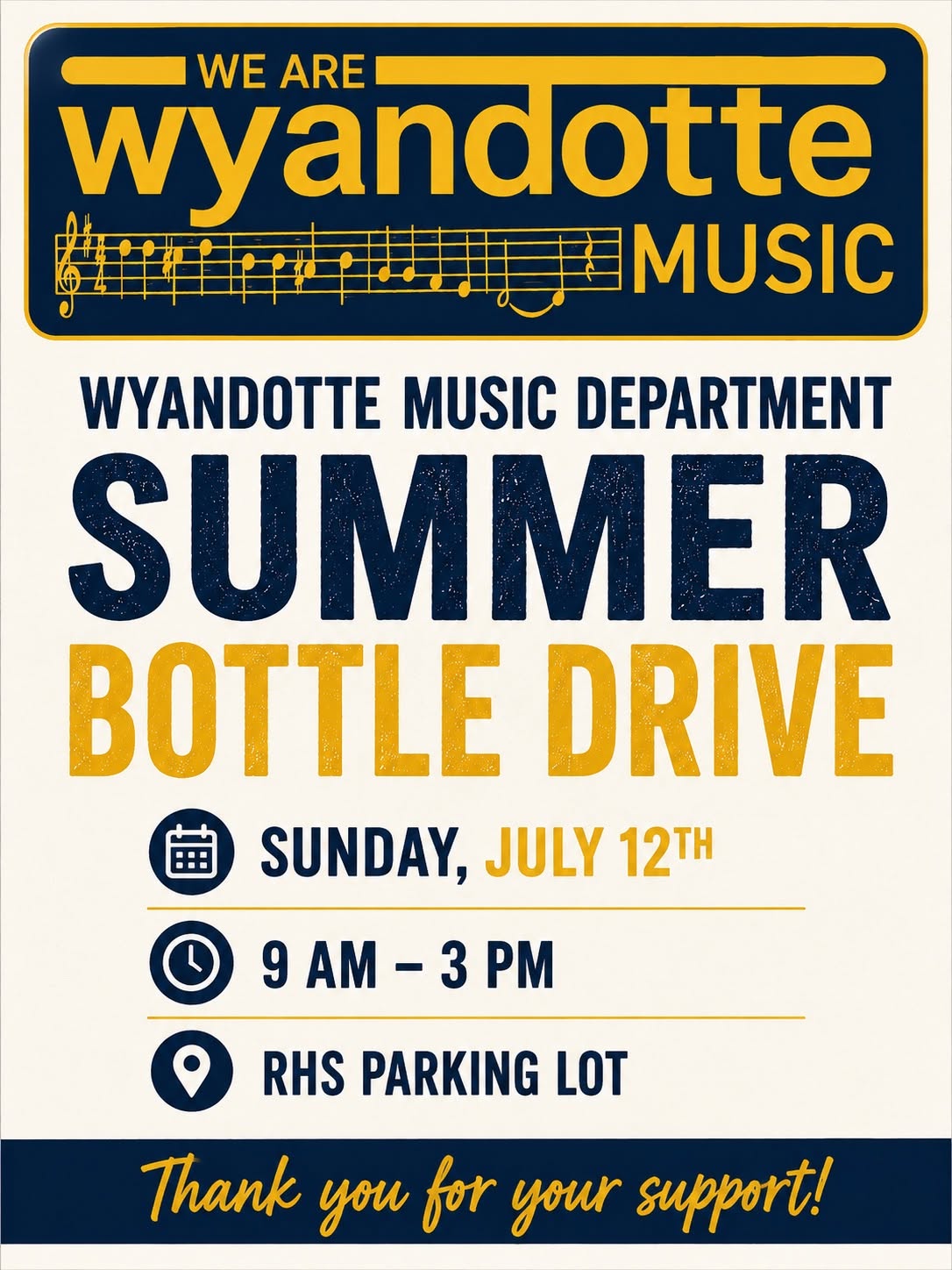 2026 Summer Bottle Drive
